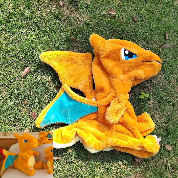 Pokemon Charizard Eevee Plush Toys Anime Doll Giant Pokémon Stuffed Semi-finished Leather Holster Azumarill Pawmi Gift for Kids