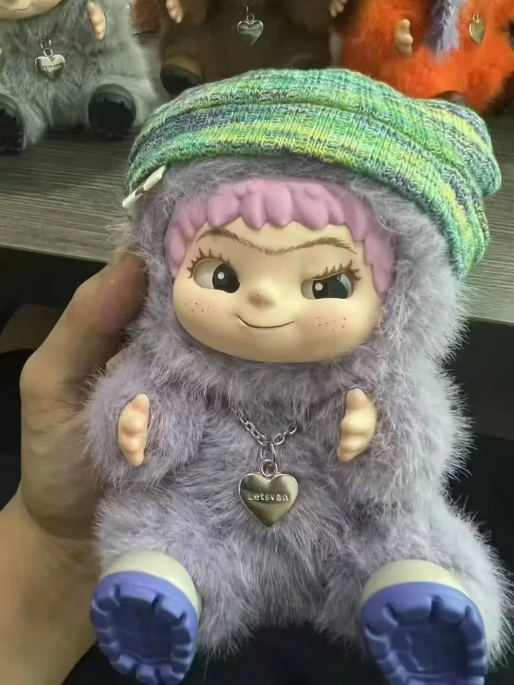 New WAKUKU Trendy Party Series Blind Box Handmade Plush Doll - Mystery Gift for Hair Fashion Lovers Vinyl Face Collectible Toy