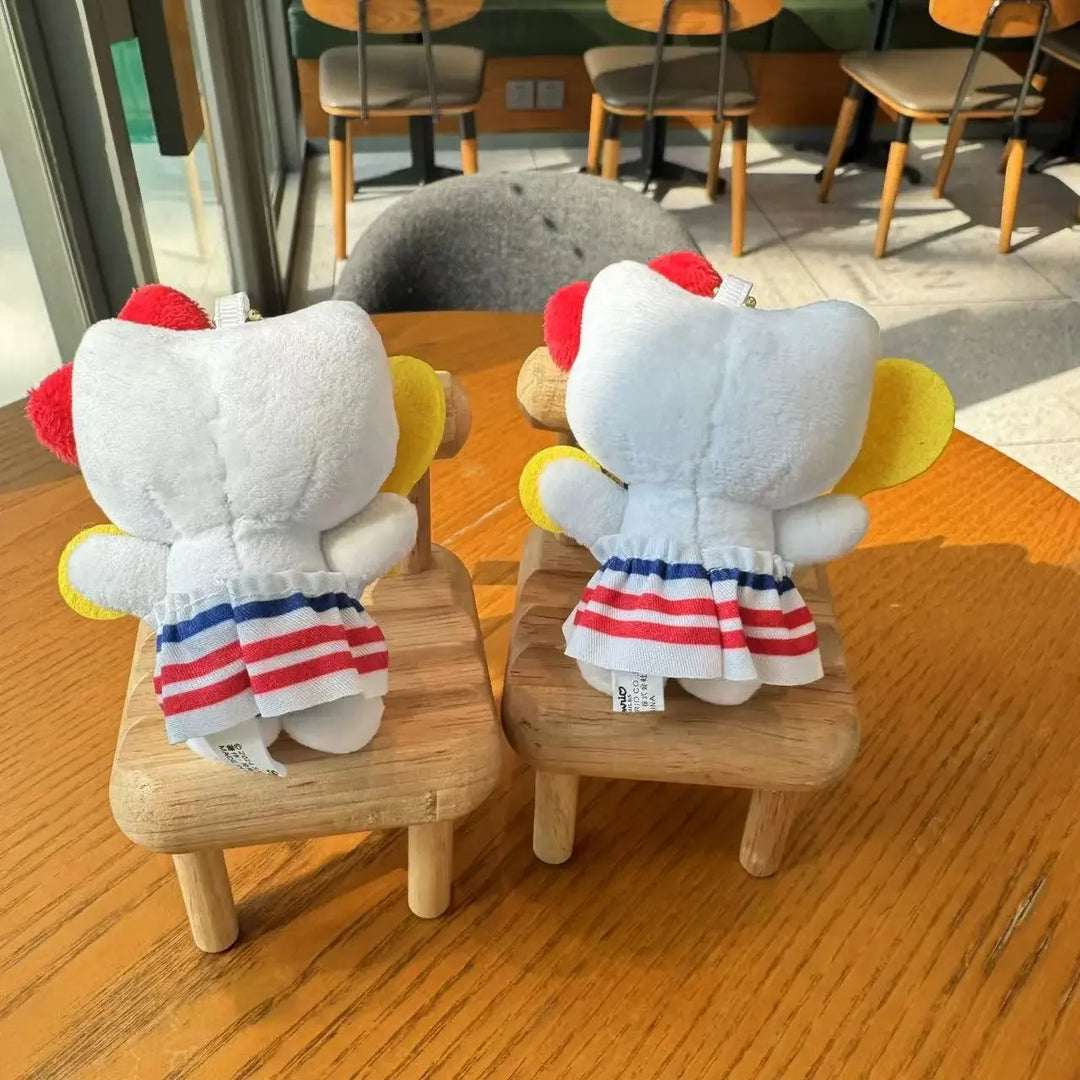 Hello Kitty Tennis Kawaii Plush Toys Backpack Pendant Decorative Keychain Cute Boys Girls Creative Birthday Gifts