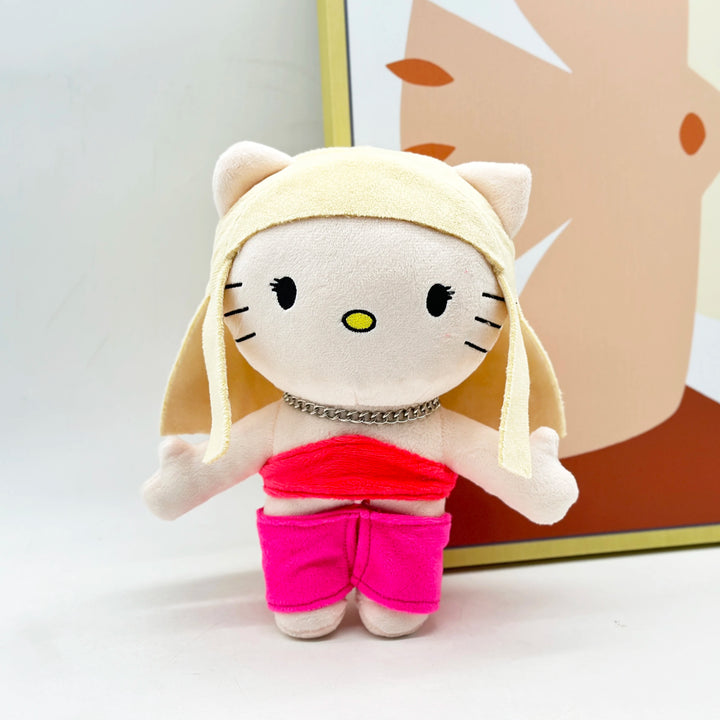 2025 New Hello Kitty Lil peep Kanye Tylerthecreator Plush Toy Doll with Clothes Stuffed Soft Plush Toys Fans Collect Gifts