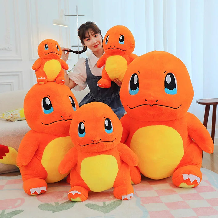 30-60cm Pokemon Charmander Large Plush Toy Kawaii Charizard Cartoon Anime Plushies Doll Pokémon Stuffed Toys for Children Gift