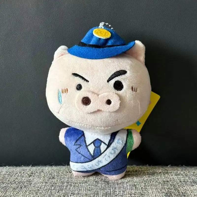 New cartoon Crayon Shin-chan Pendant Plush Doll Pig Saemon  Kitty Backpack Pendant Cartoon stereo Saemon pig Bag cham kid gift