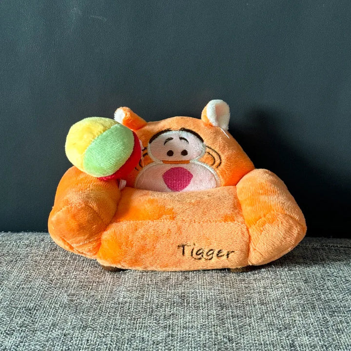 Kawaii Kuromi Hello Kitty Mickey Plush Mini Sofa Cartoon Cute Plush Toy Soft Stuffed Doll Sofa Decorative Home Item For Fans