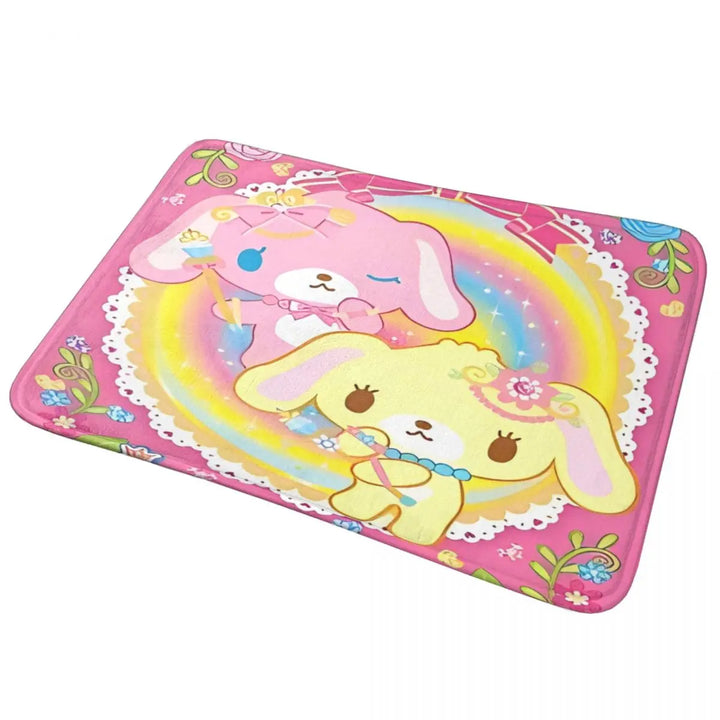 Cartoon Sugarbunnies Memory Foam Bathroom Rugs Ultra Soft Non-Slip Carpet Bath Mat Water Absorbent for Kitchen Shower