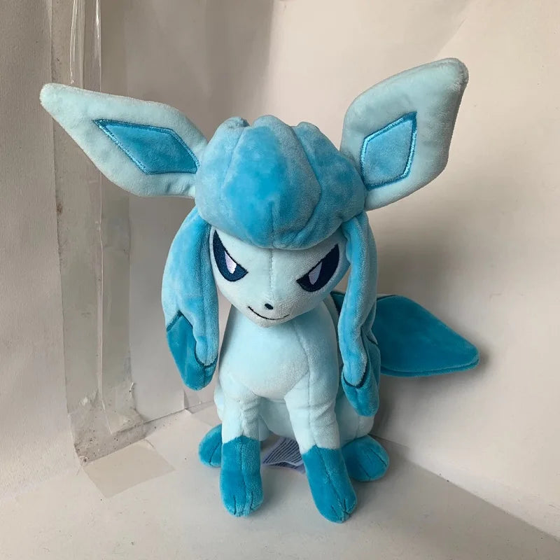 20cm New Pokemon Glaceon Plush Toys Anime Doll Cute Ornament Giant Pokémon Kawaii Stuffed Plushie Pillow Gift for Children