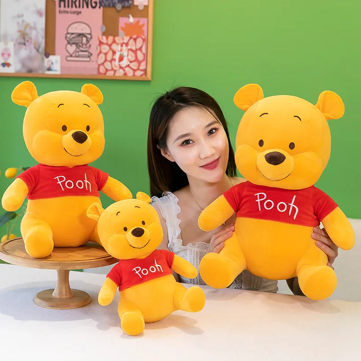 22-60cm Disney Winnie The Pooh Plush Toys Cute Large Stuffed Toys Cartoon Stuffed Anime Plushie Big Bear Doll Kid for Gifts