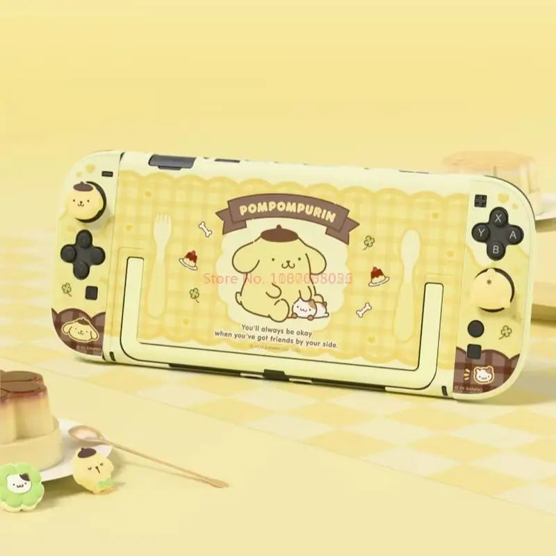 Sanrio Hello Kitty Kuromi Original Wanted Switch 2 Protective Case Plug In Base Ns2 Protective Case Anime Game Peripherals