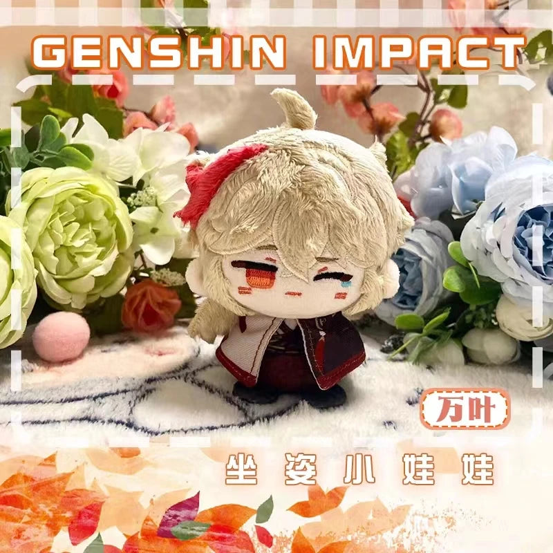 New Genshin Impact Plush Doll Kaveh Tighnari Al Haitham Dottore Xiao Diluc Kazuha Pendant Keychain Anime Cosplay Toy Kids Gift