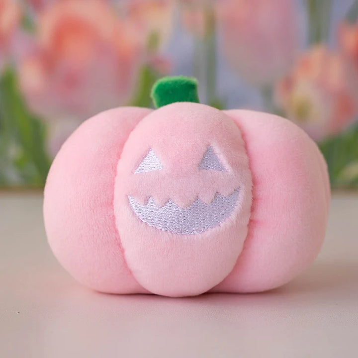 10cm Halloween Pumpkin Plush Toy Glow-in-the-dark Pumpkin Plushie Pendant Christmas Gift Home Decor