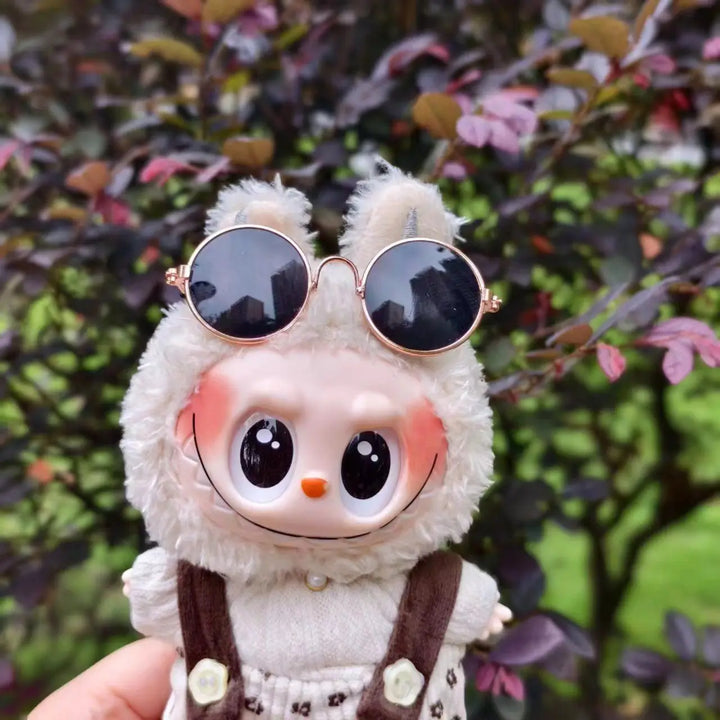Labubu Doll Grasses Gradient Grasses for Labubu Idol Cool Sunglasses Accessories Girl Doll Glasses
