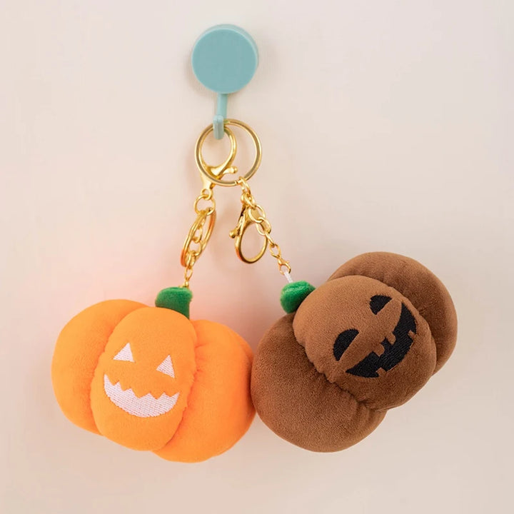 10cm Halloween Pumpkin Plush Toy Glow-in-the-dark Pumpkin Plushie Pendant Christmas Gift Home Decor