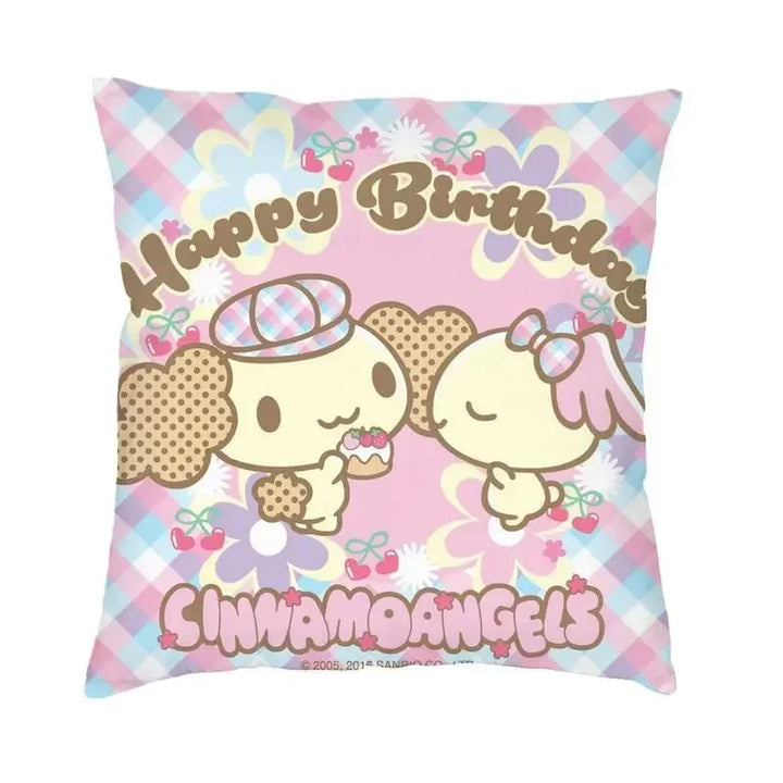 Sugarbunnies Cushion Cover  Print Anime Manga Throw Pillow Case for Sofa Fashion Pillowcase Home Decoration