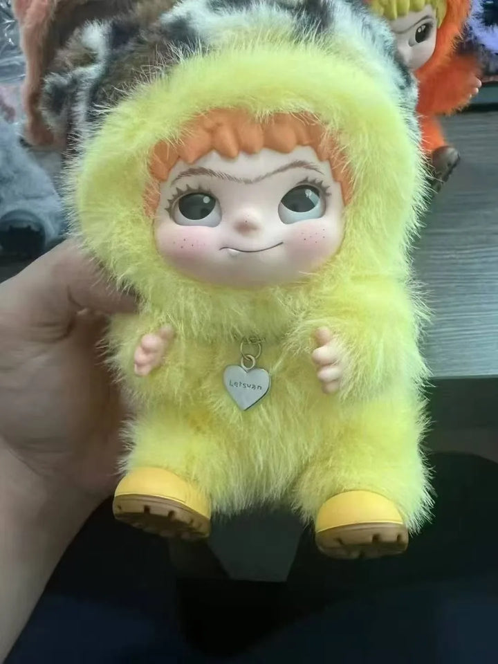 New WAKUKU Trendy Party Series Blind Box Handmade Plush Doll - Mystery Gift for Hair Fashion Lovers Vinyl Face Collectible Toy