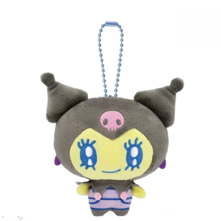 10cm NEW Tamagotchi Plush doll Keychain Kawaii Key Ring Sanrios Memetchi Melody Kuromi  Anime Mimitchi Bag Pendant Toys Gift