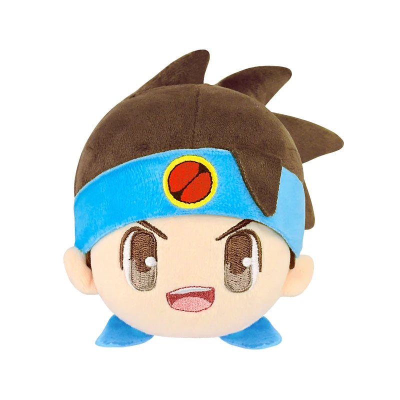 Cartoon Mega Man Plush Pendant Keychain Back Packaging Accessories Soft Car Pendant Car Keychain Good Friend Christmas Gift