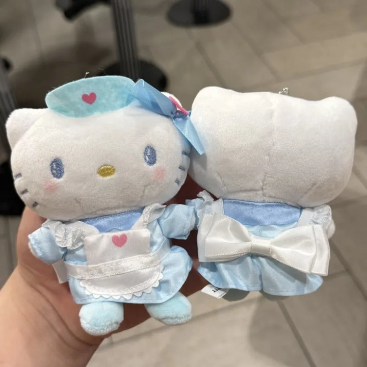 Sanrio Plush Keychain kuromi MY Melody Cogimyun Hello Kitty angel Nurses Series KThingS Bag Pendant Soft Stuffed Birthday Gifts