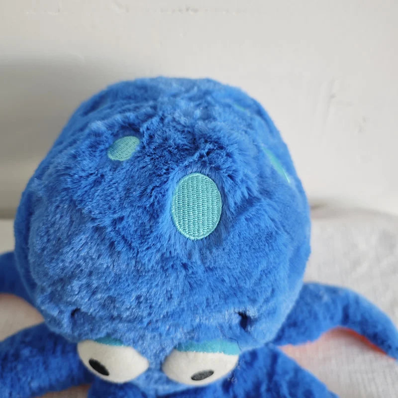 Blue plush octopus animal figure Stuffed Animals Soft Doll For Kids Gift Home Decoration