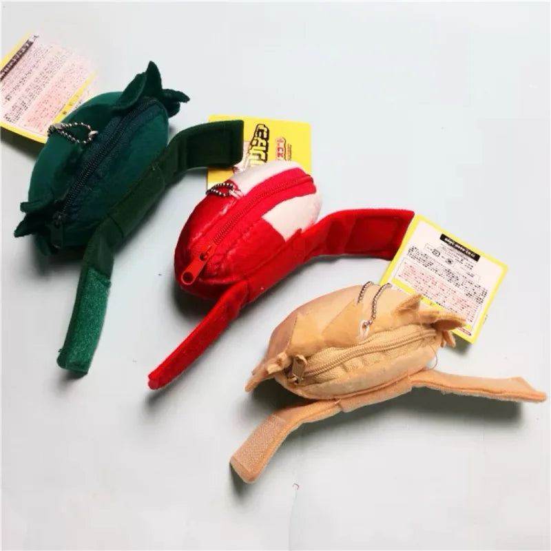 Anime My Hero Academia Plush Toys Midoriya Izuku Bakugou Katsuki Todoroki Shoto coin purse Keyring Wallet Bag Belt Hanging gift