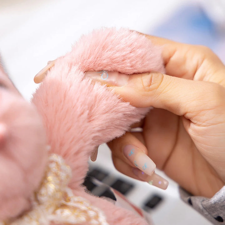 28cm Cute Long Ear Rabbit Plush Toys Pink Soft Comfortable Easter Bunny Dolls Suitable for Room Decor Girl Birthday Gifts