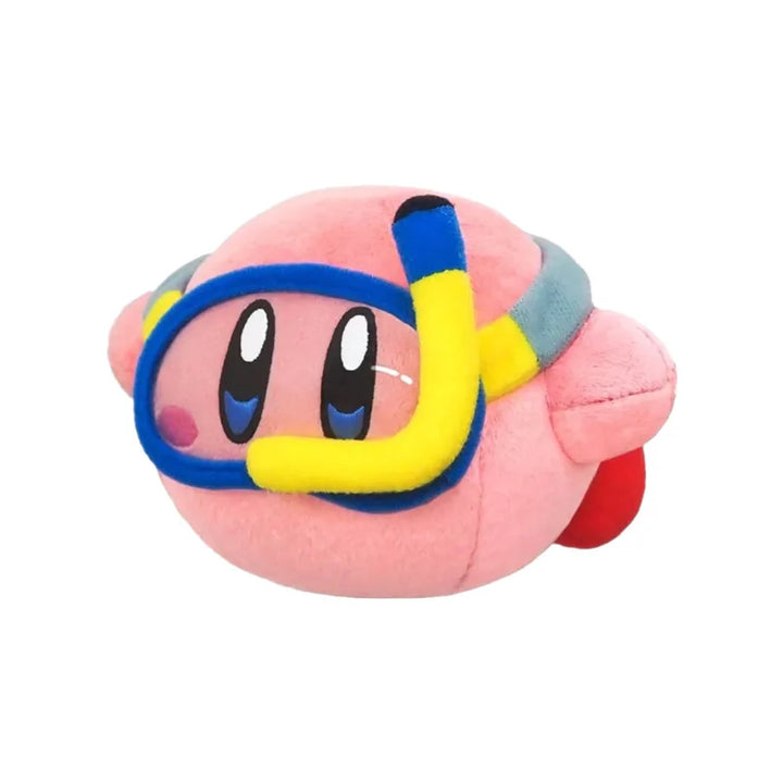 Anime Cartoon Diving Star Kirby Stuffed Doll Toy Swimming Kirby Plush Keychain Decoration Accessories Kawaii Pendant Great Gift