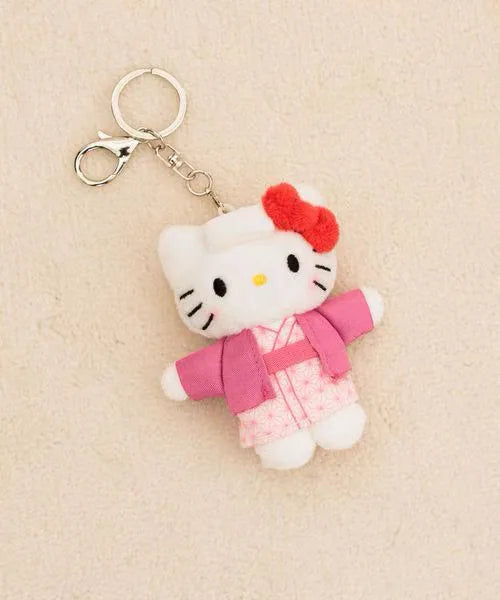 Kawaii Sanrio Hello Kitty Plush Toys Keychain Cartoon Backpack Keychain Accessories Doll Girl Birthday Creative Gift Peripherals