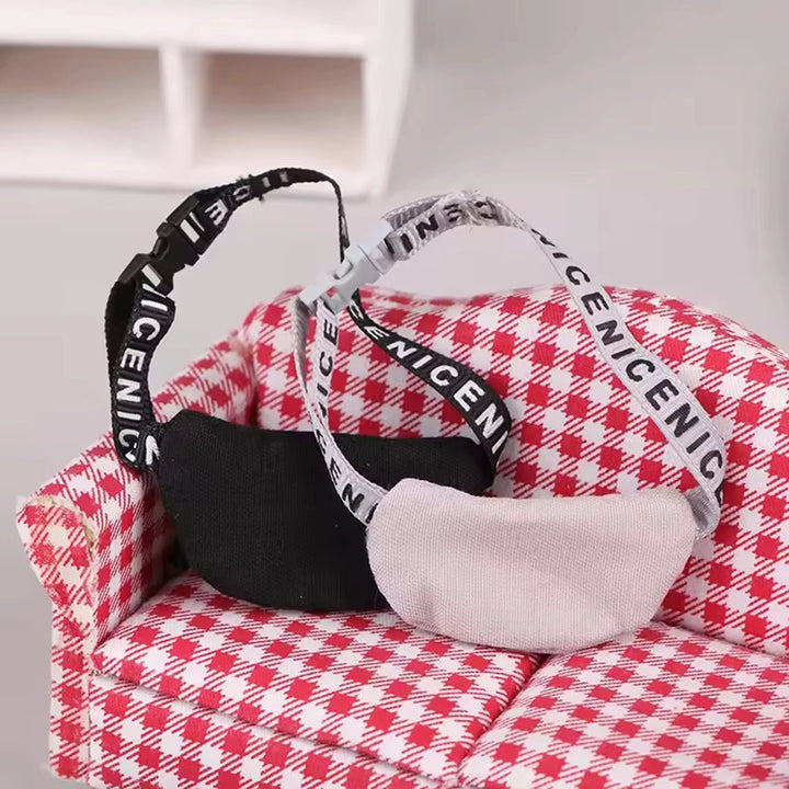 Crossbody Bag Labubu I II III Doll Accessories Belt Bag For 1/11 OB11 Dolls DIY Doll Toys Backpack 1/6 1/8 1/12 BJD Dolls Bag