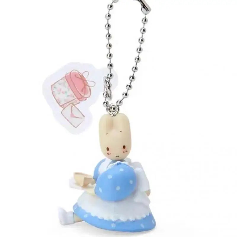 Kawaii Sanrio Marroncream Cartoon Girl's Heart Bag Keychain Pendant Toy Cute Doll Accessories Friends Birthday Gifts Peripheral