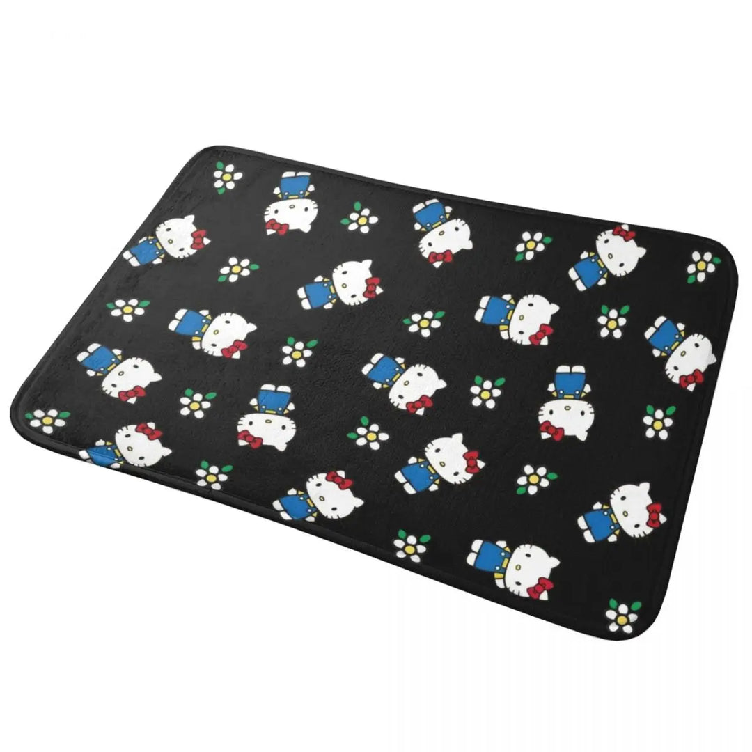 Hello Kitty Cartoon Memory Foam Bathroom Rugs Ultra Soft Non-Slip Carpet Bath Mat Water Absorbent for Shower Tub