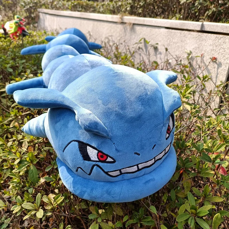 120cm Pokemon Plush Toys Steelix Animal Plushie Cartoon Soft Bendable Onix Stuffed Doll Kawaii Pokémon Children's Birthday Gifts