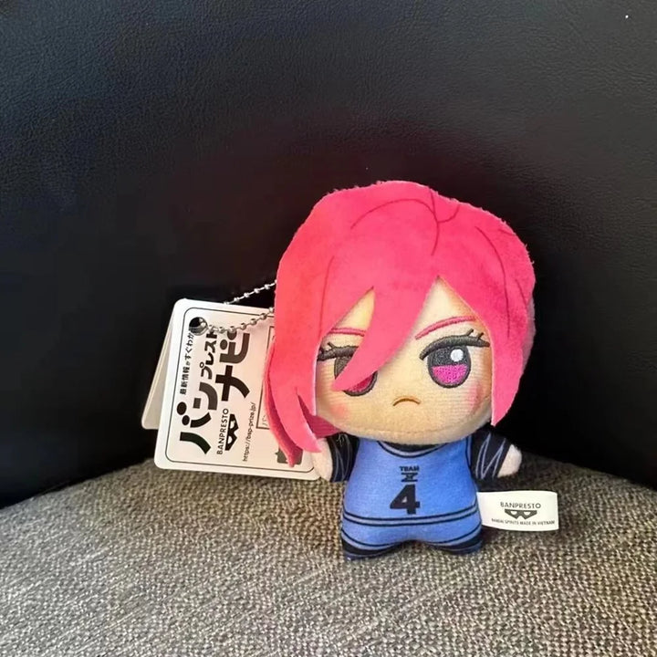 Blue Lock Plush Isagi Yoichi Nagi Seishiro Bachira Meguru Mikage Reo Anime Cosplay  Pendant Keychain Stuffed Doll Kids Gift