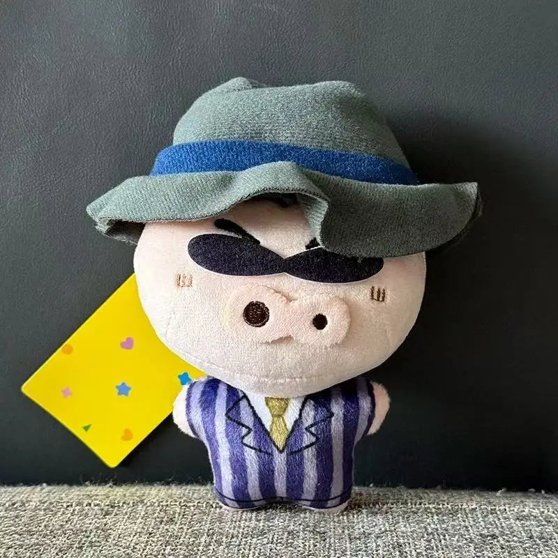 New cartoon Crayon Shin-chan Pendant Plush Doll Pig Saemon  Kitty Backpack Pendant Cartoon stereo Saemon pig Bag cham kid gift