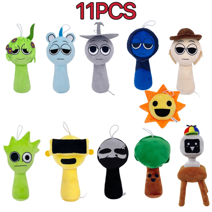 Sprunki Plush Toys Sprunki Plushie Doll Singers Oren Wenda Game Cartoon Stuffed Pillow Kids Birthday Christmas Gifts