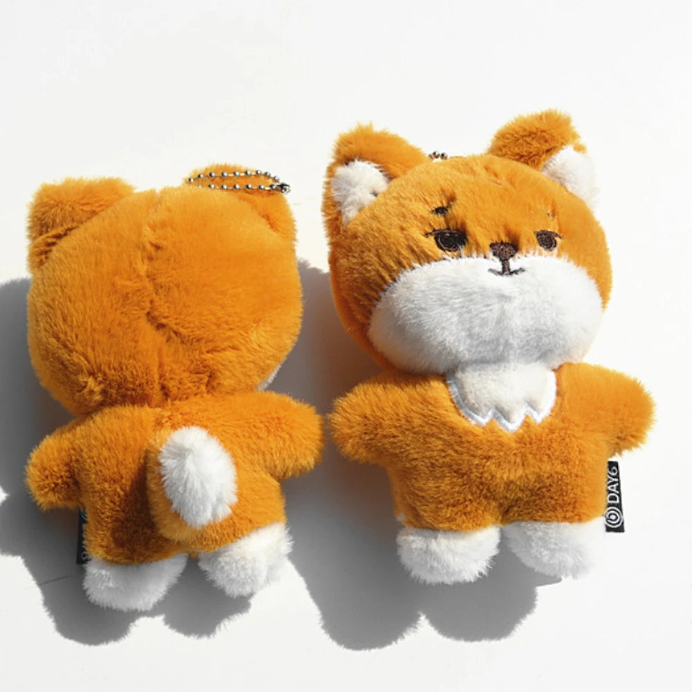 Cute Plush Toy Kpop Day6 Sungjin Wonpil Dowoon Pendant Soft Stuffed Doll Keychain Car Backpack Bag Key Ring Decor Kid Gifts