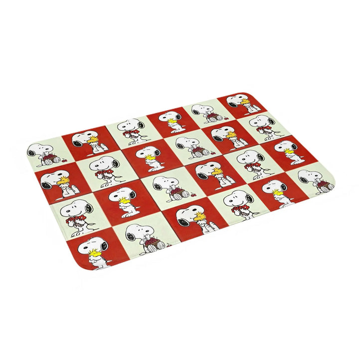 Snoopy  Memory Foam Bathroom Rugs Ultra Soft Non-Slip  Carpet Bath Mat Water Absorbent for Kitchen Shower