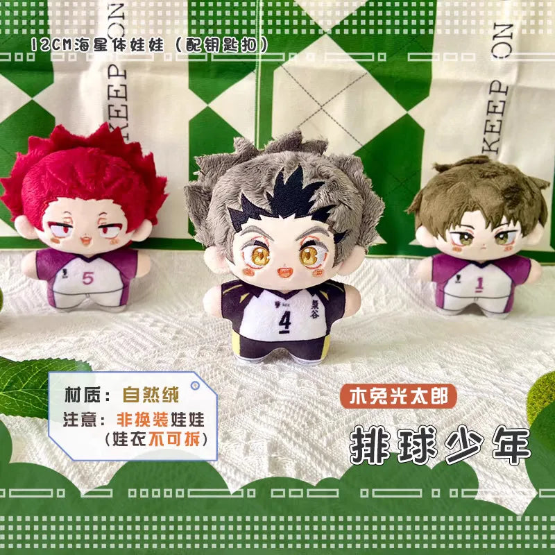 Haikyuu Volleyball Plush Kuroo Tetsurou Yu Nishinoya Sugawara Koushi Akaashi Keiji Anime Cosplay Stuffed Doll Pendant Kids Gift