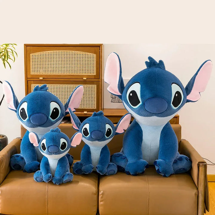 Disney Lilo & Stitch Plush Toys Kawaii Anime Plushie Doll New Stitch Soft Pillows Stuffed 30-80cm Christmas Gifts for Childrens