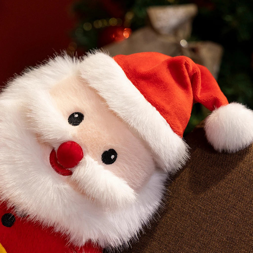 Kawaii Green Frog Plush Toys Fluffy Lying Frog Stuffed Animal Black Eyes Big Mouth Smiling Chubby Frog Soft Dolls Fun Gifts