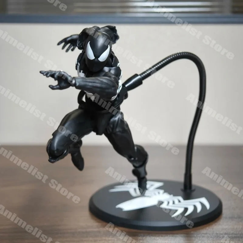 Spiderman Action Figure Black Suit Scarlet Spider Toy for Fans Anime Collectible Handmade Unisex Adult Children's Gift