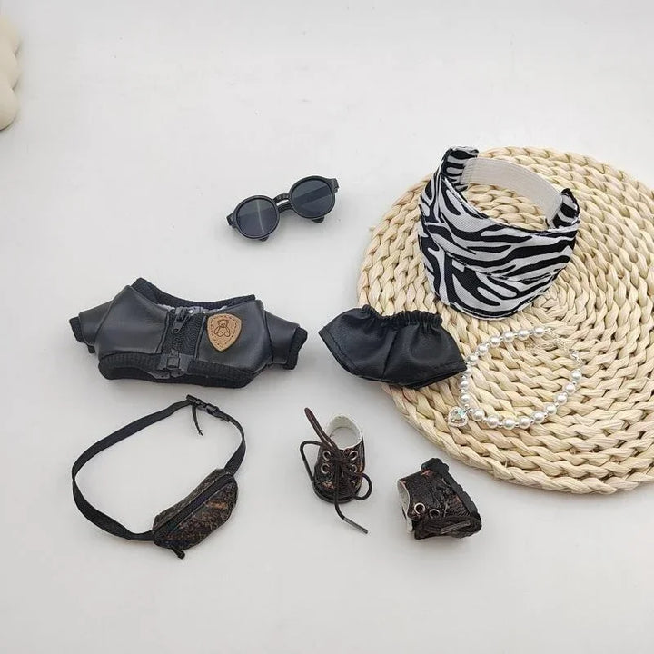 For Labubu Doll Clothing Fashionable High-end Design Unique Handmade Trendy Exquisite Accessories Clothing Matching Niche Suit