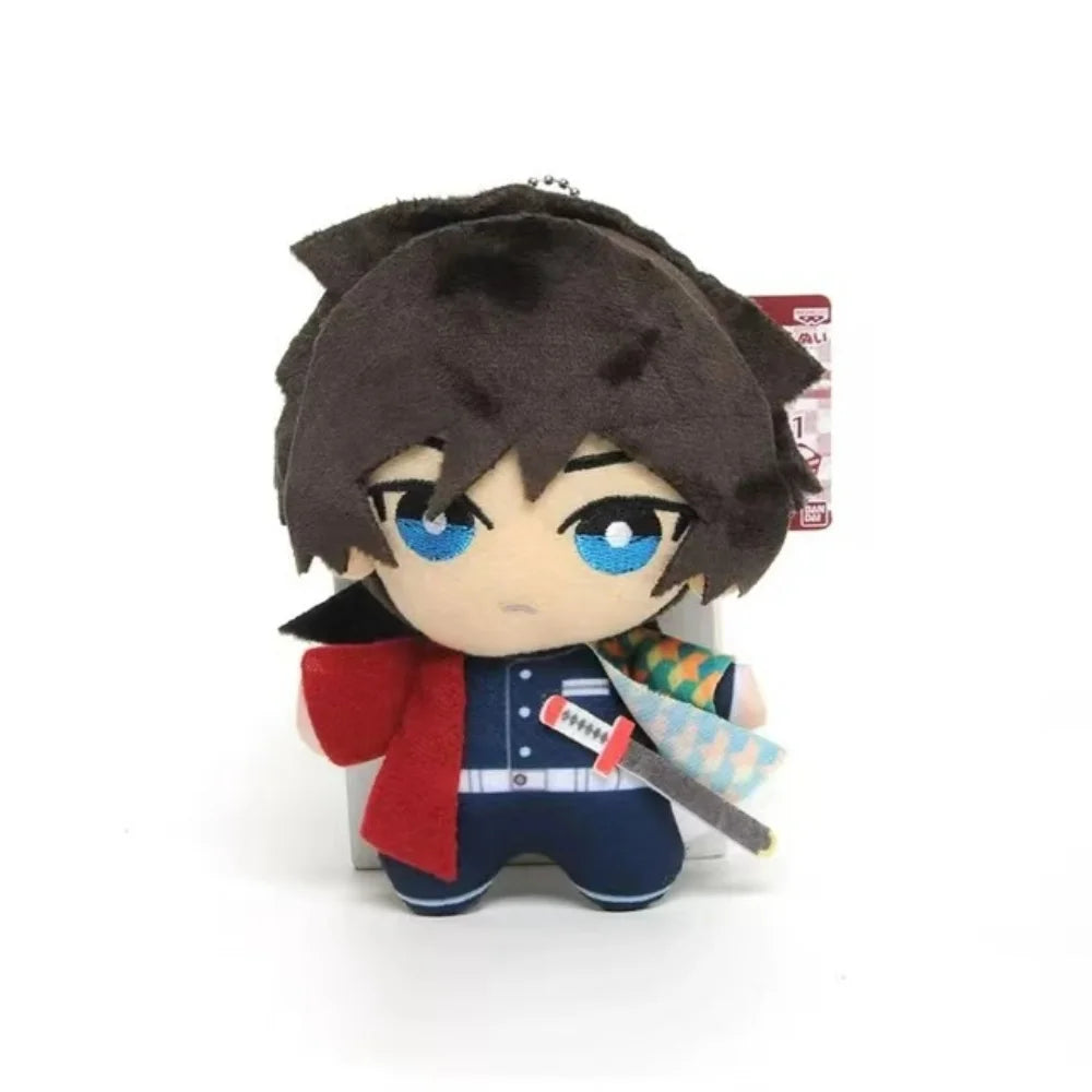 Demon Slayer Plush Doll Tomioka Giyu Kamado Tanjirou Nezuko Agatsuma Zenitsu Anime Plushie Keychain Cosplay Kids Gift