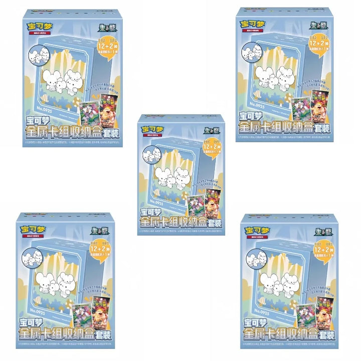 2025 Original Pokemon Collect 'Em All 151 Starter Battle Collection Box With Metal Card Case Set Festvial Surprise Gifts