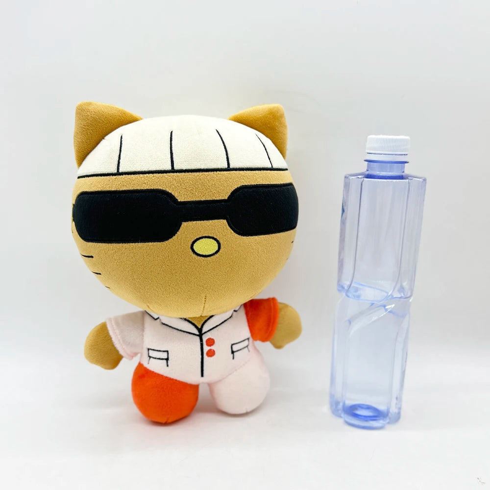 26cm Tylerthecreator Hello Kitty White and Red Patchwork Clothes Plush Doll Figure Stuffed Toys Cute Boys Girls Fans Collect Gif