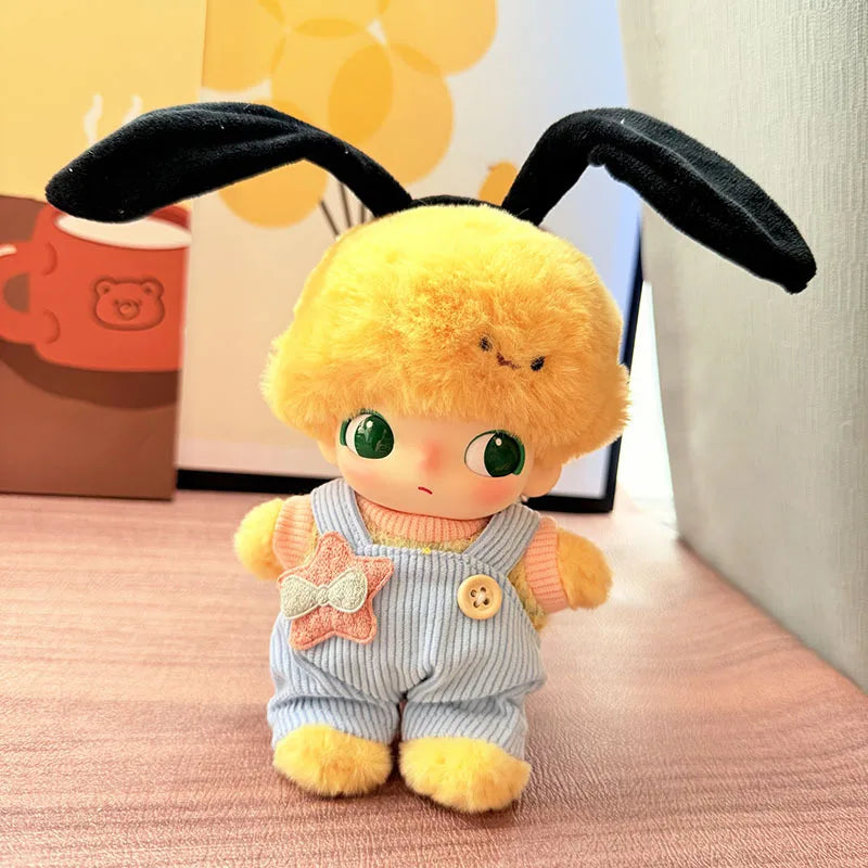 DIMOO WORLD Doll Box Pendulum Accessories Doll Clothes Carrot Tennis Bib Pants Love Hat Chef 15/17cm Labubu Doll Clothes