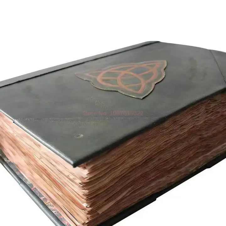 New Book Of Shadows Green Cover Bound Journal Blank And Lined Journal 350 Pages Spells Records Spellbook Retro Gifts