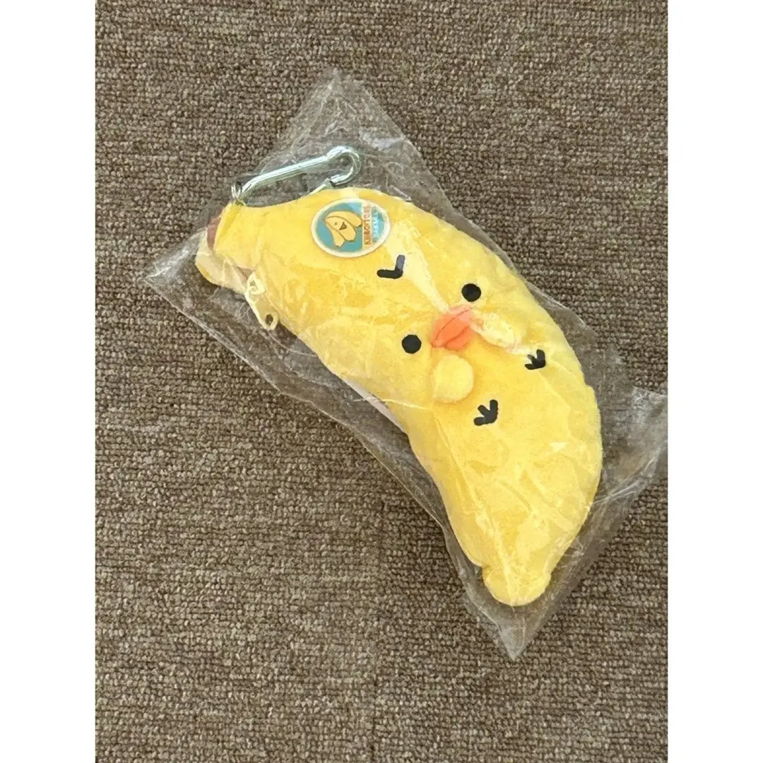 Rilakkuma Kiiroitori Chick Banana Plush Pencil Case Kawaii Student Keychain Cosmetic Organizer School Stationery Children Gifts