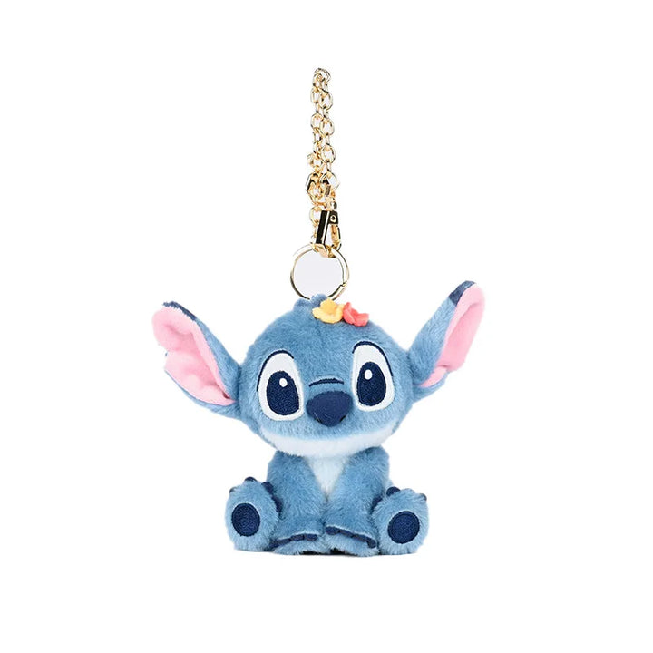 Disney Lilo&stitch Kawaii Plush Toys Backpack Pendant Cute Cartoon Keychain Soft Stuffed Doll Accessories Friends Birthday Gift