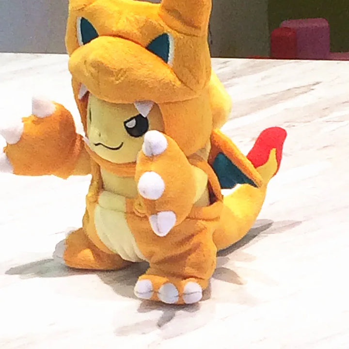 Cos Eevee Pikachu Cosplay Plush Toys Pikachu Peluche Mimikyu Lucario Charizard Garchomp Stuffed Animal Doll Collectible Gift