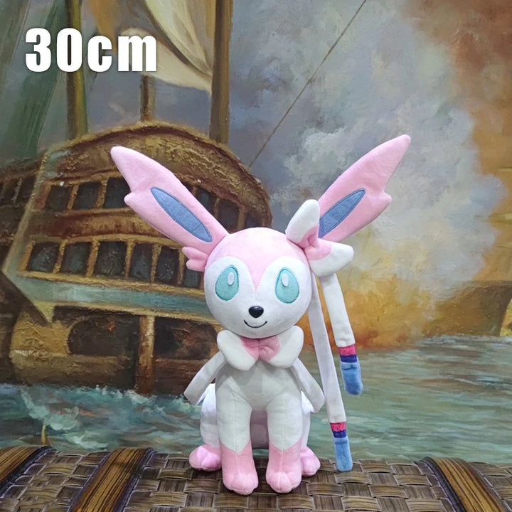 30/50cm Vaporeon Pokemon Sylveon Large Plush Toys Nime Doll Cute Ornament Stuffed Plushie Pillow Pokémon Gift for Children