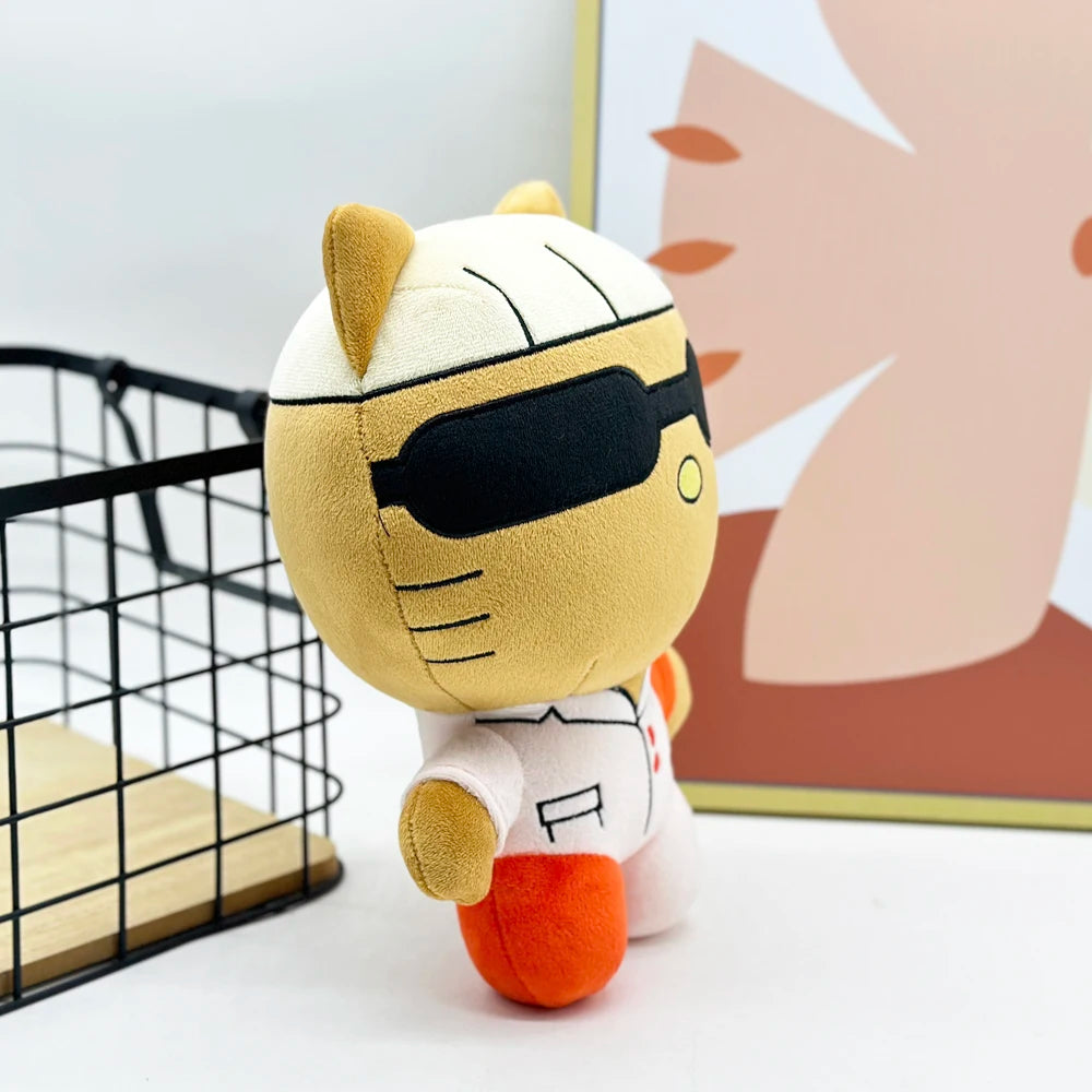 26cm Tylerthecreator Hello Kitty White and Red Patchwork Clothes Plush Doll Figure Stuffed Toys Cute Boys Girls Fans Collect Gif