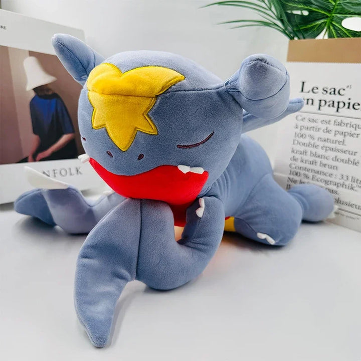 59cm Garchomp Pokemon Large Plush Toys Anime Doll Cute Giant Pokémon Shark Cartoon Stuffed Plushie Pillow Gift for Children